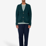 Relaxed Cardigan - Phthalo Green