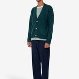 Relaxed Cardigan - Phthalo Green