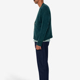 Relaxed Cardigan - Phthalo Green