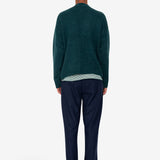 Relaxed Cardigan - Phthalo Green