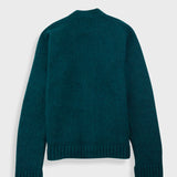 Relaxed Cardigan - Phthalo Green