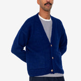 Relaxed Cardigan - Rich Blue