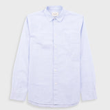 Relaxed Fit Shirt - Blue Microstripe AW25