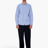Relaxed Fit Shirt - Blue Texture