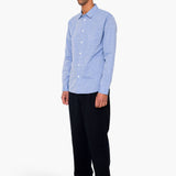 Relaxed Fit Shirt - Blue Texture