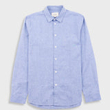 Relaxed Fit Shirt - Blue Texture