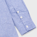 Relaxed Fit Shirt - Blue Texture