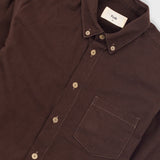 Relaxed Fit Shirt - Espresso Flannel