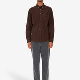 Relaxed Fit Shirt - Espresso Flannel