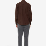Relaxed Fit Shirt - Espresso Flannel