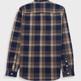 Relaxed Fit Shirt - Navy Olive Check