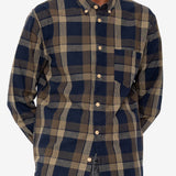 Relaxed Fit Shirt - Navy Olive Check