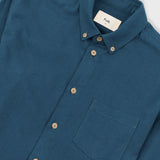 Relaxed Fit Shirt - Storm Blue Flannel