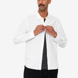 Relaxed Fit Shirt - White Slub