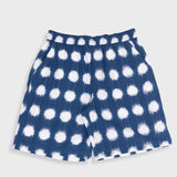 Relaxed Short - Indigo Ikat