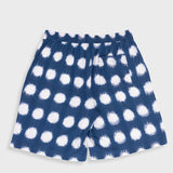 Relaxed Short - Indigo Ikat