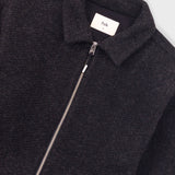 Signal Blouson - Charcoal Wool Twill