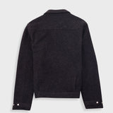 Signal Blouson - Charcoal Wool Twill