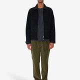 Signal Blouson - Charcoal Wool Twill
