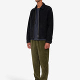 Signal Blouson - Charcoal Wool Twill