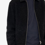 Signal Blouson - Charcoal Wool Twill