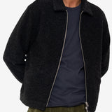 Signal Blouson - Charcoal Wool Twill