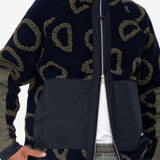 Signal Fleece - Navy Circle Jacquard