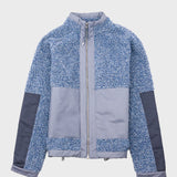 Signal Fleece - Soft Blue Curly Wool