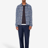 Patch Overshirt - Blue Tapestry