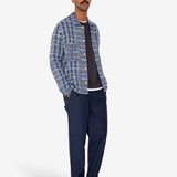 Patch Overshirt - Blue Tapestry