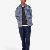 Patch Overshirt - Blue Tapestry