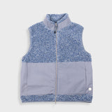 Signal Gilet - Soft Blue Curly Wool