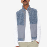 Signal Gilet - Soft Blue Curly Wool