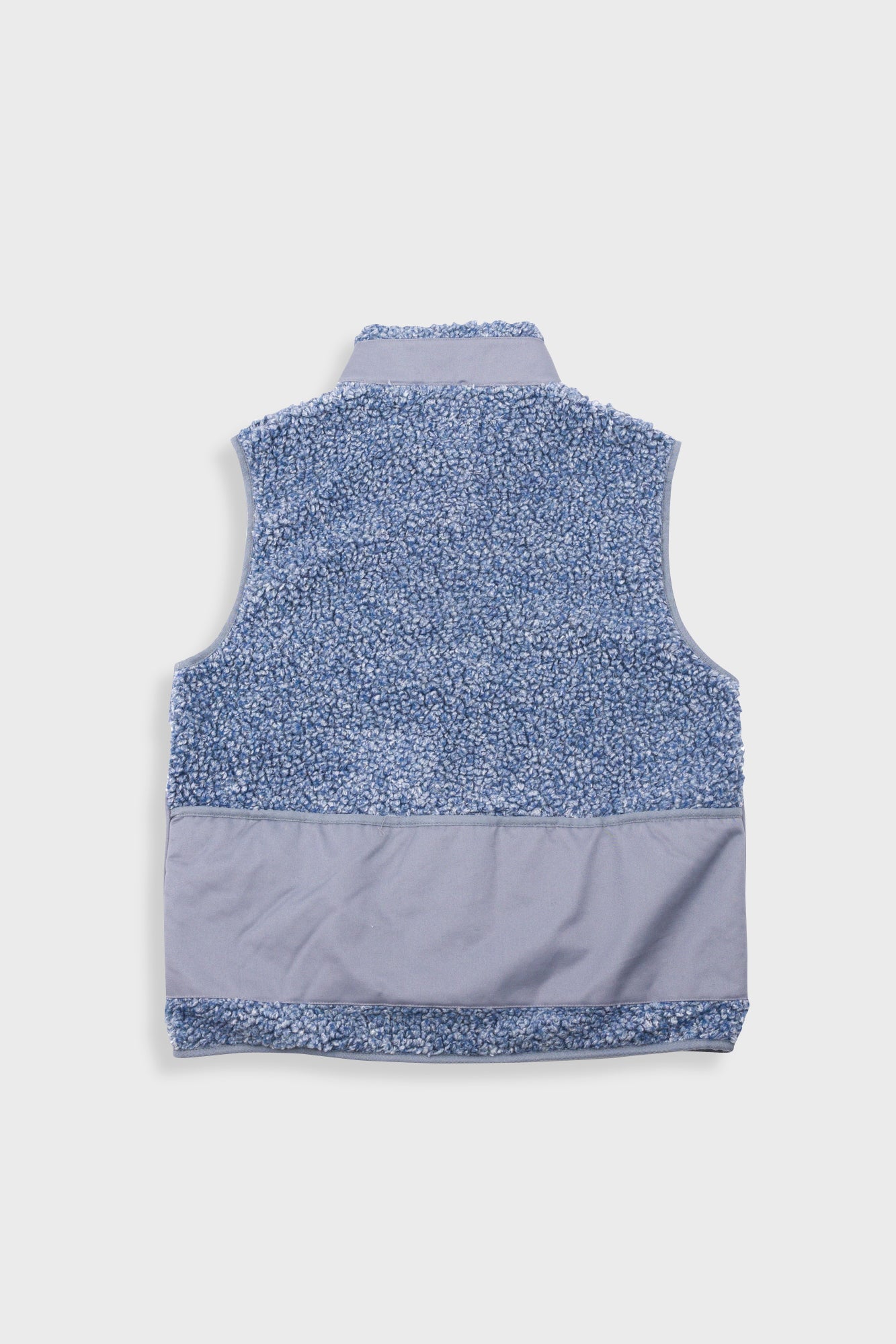 Folk Signal Gilet - Soft Blue Curly Wool