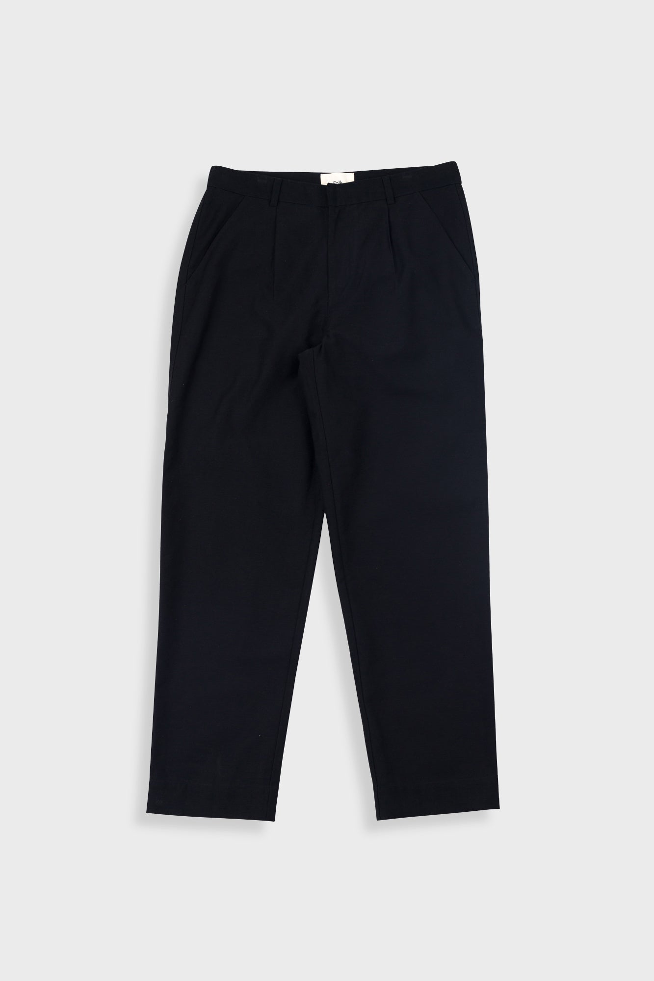 Folk Signal Pant - Black Slub