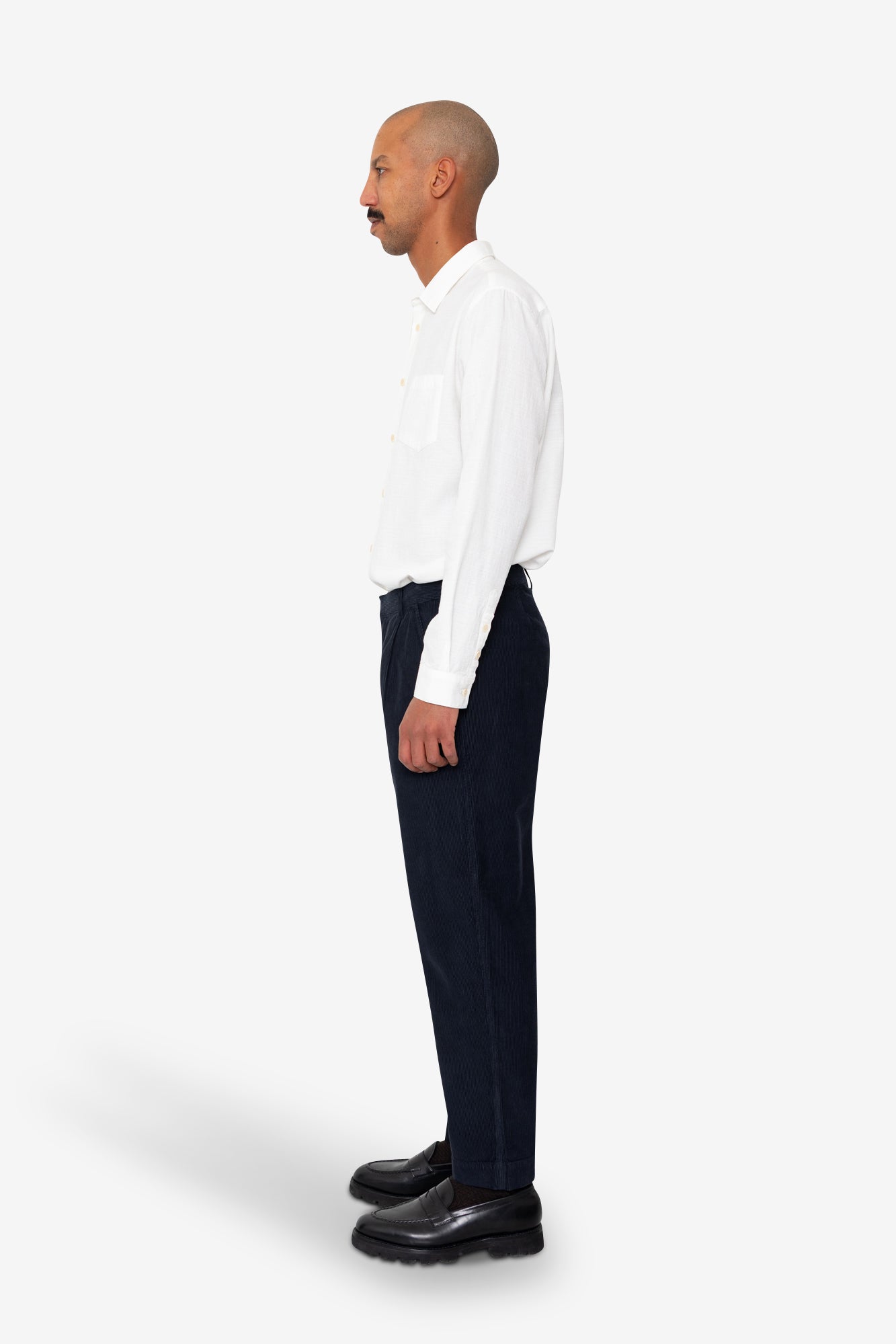Folk Signal Pant - Navy Cord