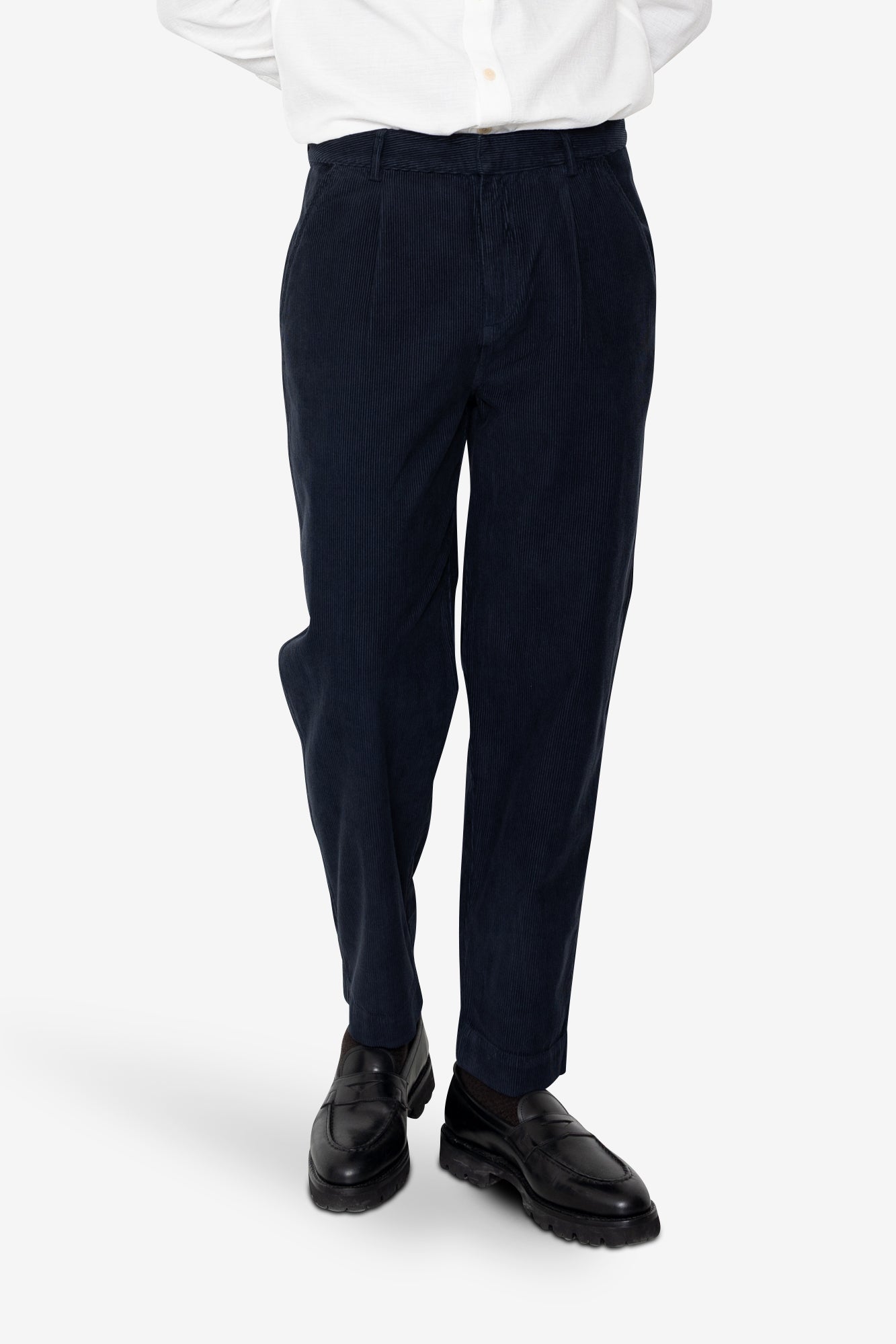 Folk Signal Pant - Navy Cord