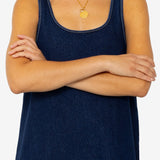 Slip Dress - Indigo Denim