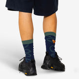 Lightweight Suiting Sock - Navy / Khaki