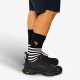 Striped Socks - Black / Ecru