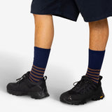 Striped Socks - Brown / Navy
