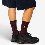 Melange Socks - Navy Espresso Mix