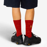 Melange Socks - Crimson Mix