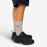 Waffle Socks - Silver Grey