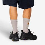 Waffle Socks - Silver Grey