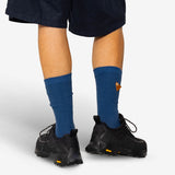 Waffle Socks - Indigo