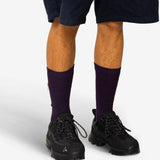 Waffle Socks - Black Cherry