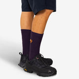 Waffle Socks - Black Cherry