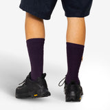 Waffle Socks - Black Cherry