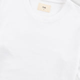 Short Sleeve Textured T-Shirt - White